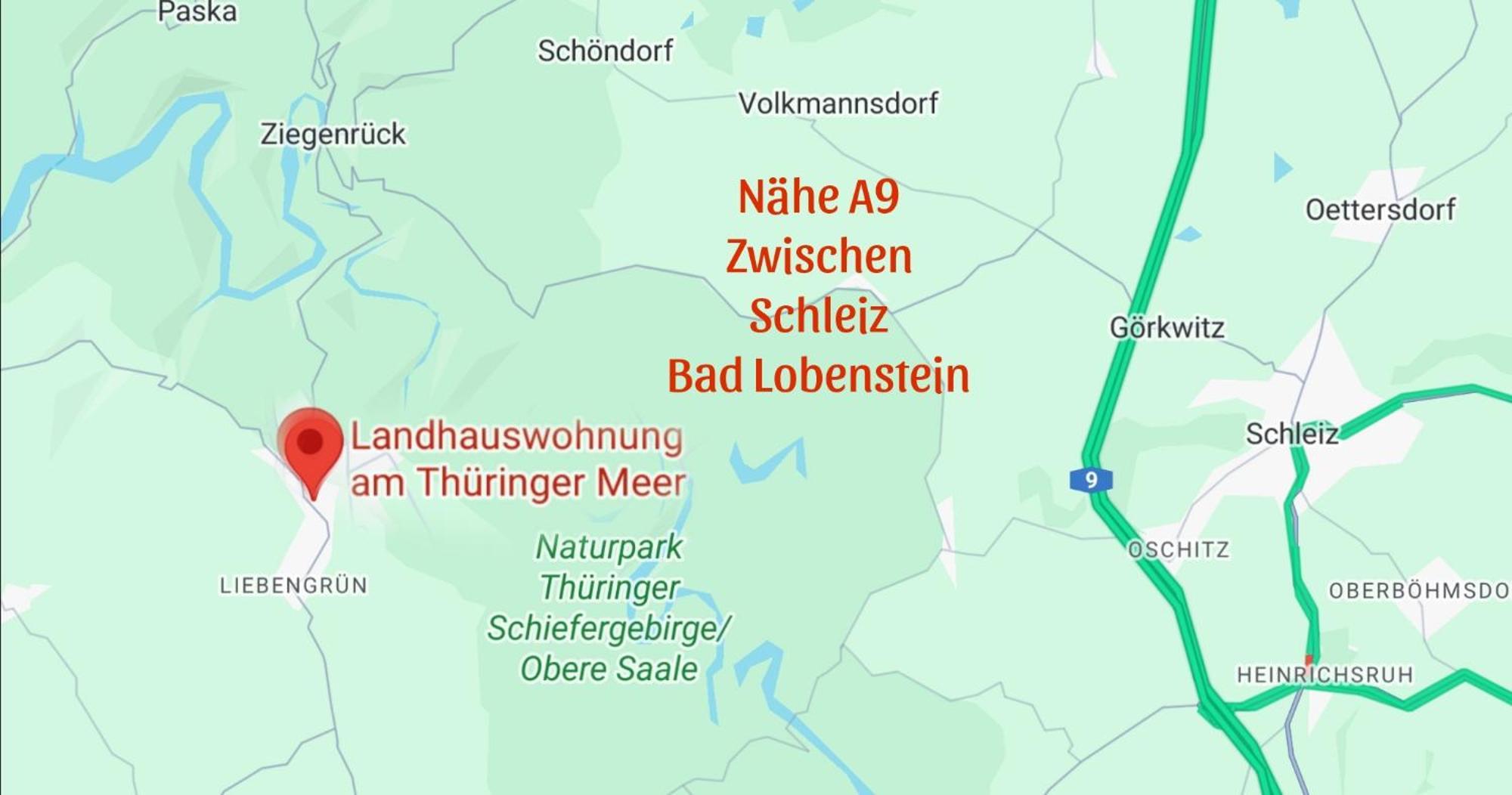 Landhauswohnung Am Thueringer Meer - Fuehlen Wie Zuhause Remptendorf المظهر الخارجي الصورة